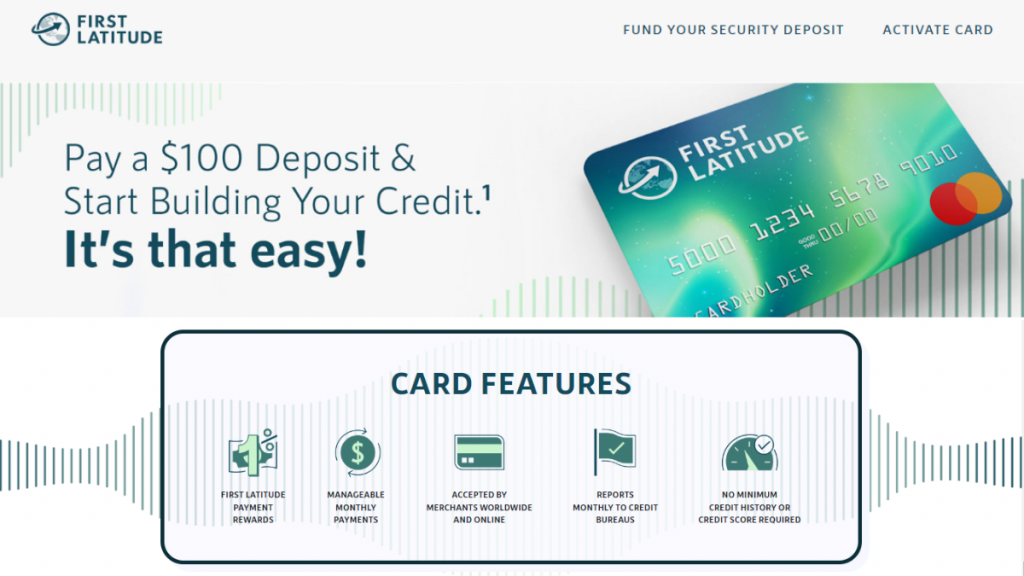 First Latitude Platinum Mastercard® Secured Credit Card