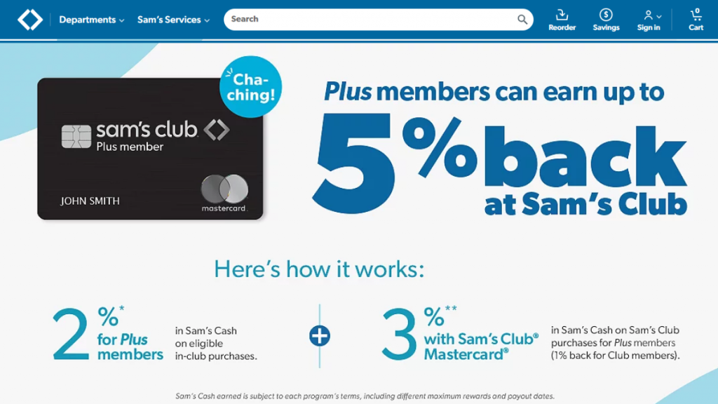 Sam’s Club Credit Plus Member Mastercard