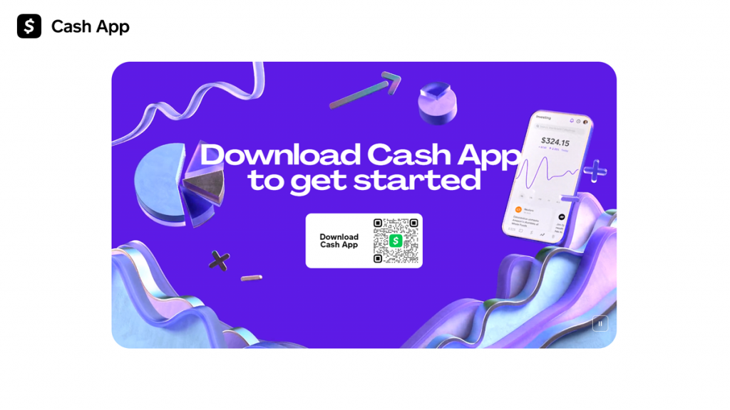 Cash App download page