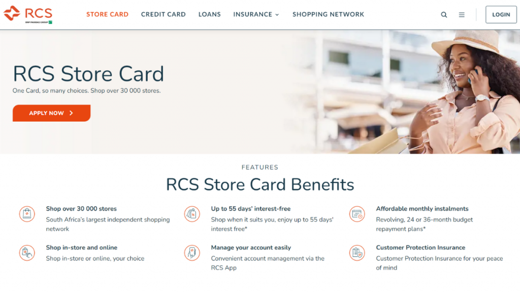 RCS Store Card